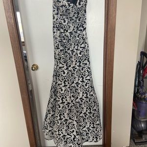 Black and White Grad Dress